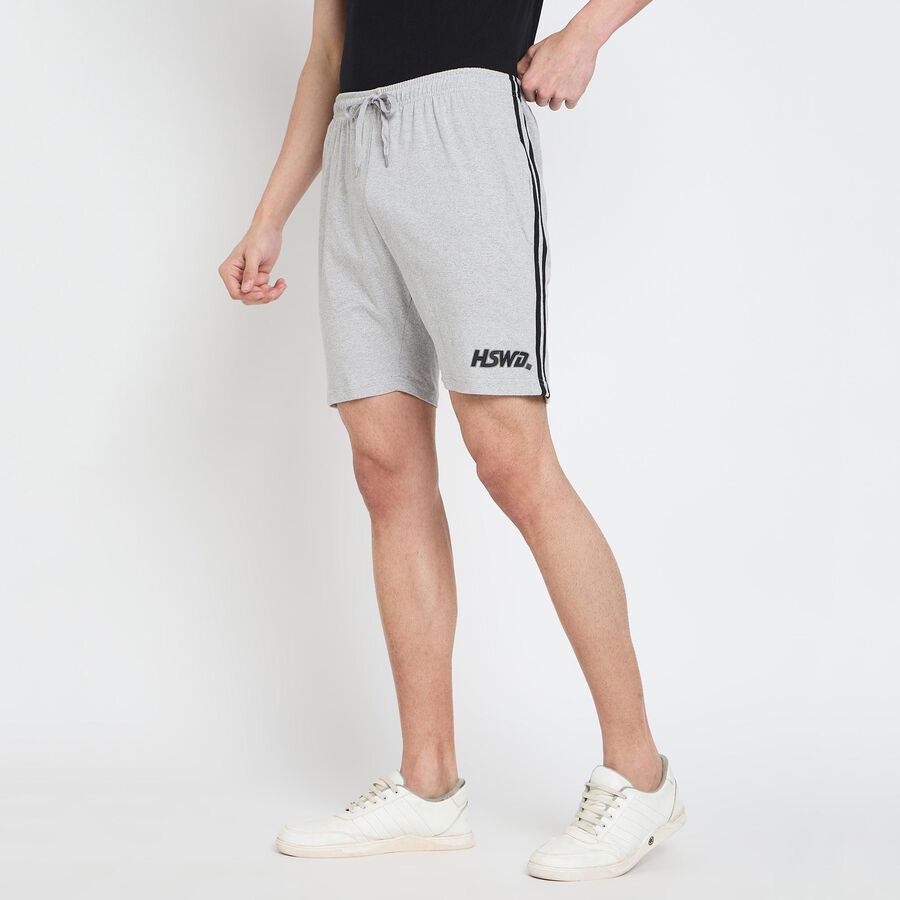 Men's Bermudas , Melange Light Grey, large