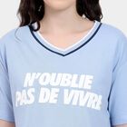 Ladies' 100% Cotton Crop  Top, Light Blue, small image number null