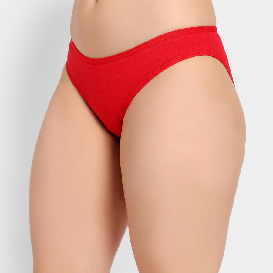 Ladies' 100% Cotton Panty, मरून, large image number null