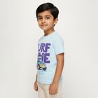 Boys' 100% Cotton Half Sleeves T-Shirt, Light Blue, small image number null