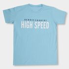 Boys' Half Sleeves T-Shirt , Light Blue, small