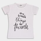 Girls' T-Shirt, Off White, small image number null