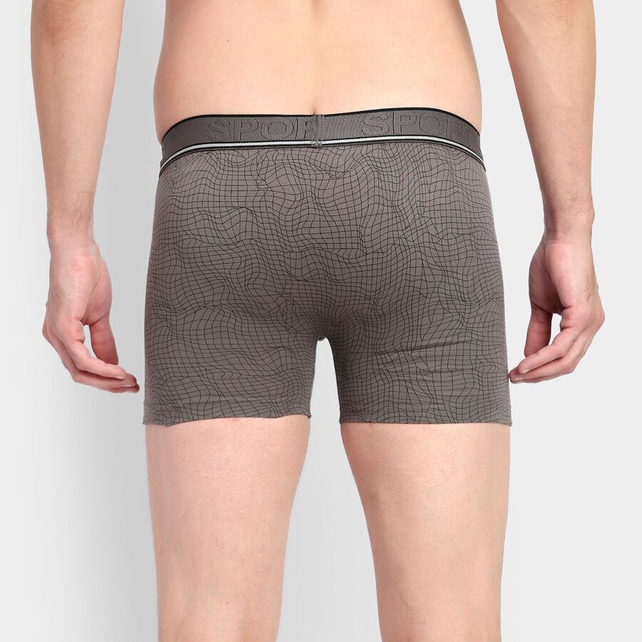 Men's 100% Cotton Trunks, Light Grey, large image number null