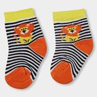 Infants' Socks (Pack of 2), Black, small image number null