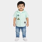 Infants' Shirt, Aqua, small