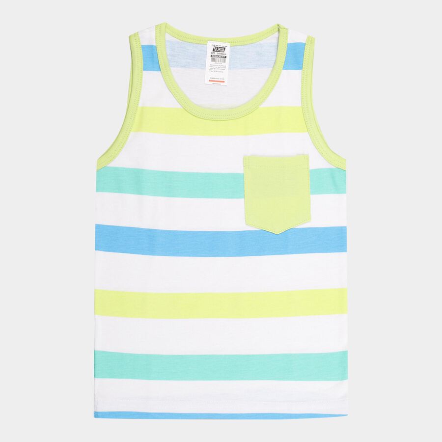 Boys Stripes T-Shirt, White, large image number null