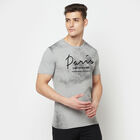 Round Neck T-Shirt, Melange Mid Grey, small image number null