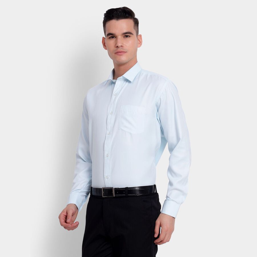 Men's Formal Shirt, एक्वा, large image number null