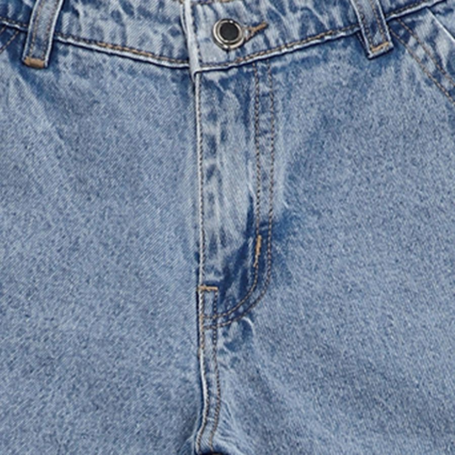 Boys' 100% Cotton Jeans, हल्का नीला, large image number null