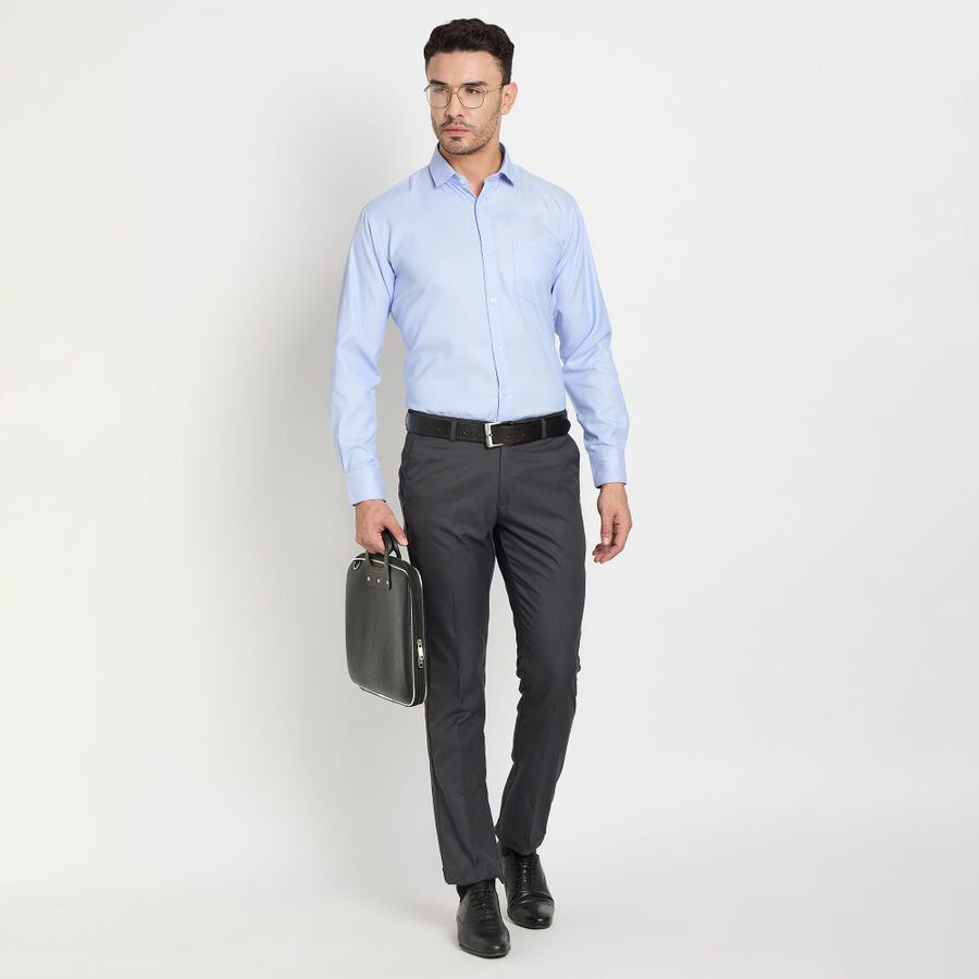 Men's Formal Shirt, Mid Blue, large image number null