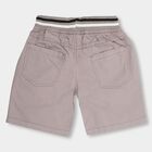 Boys' 100% Cotton Bermudas, Light Grey, small image number null