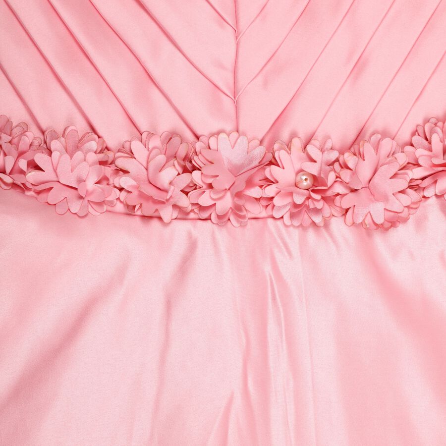Girls' Frock, हल्का गुलाबी, large image number null
