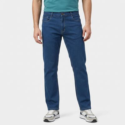 Men's Mid Blue Slim Fit Clean Wash Jeans