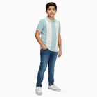 Boys' Half Sleeves T-Shirt, हल्का नीला, small image number null