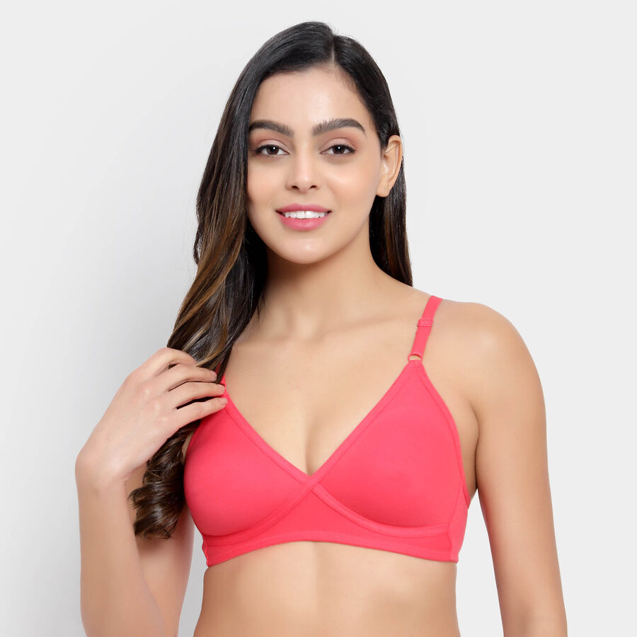 Solid Bra, मूँगा (कोरल), large image number null
