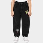 Girls' Jeans, Black, small