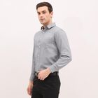 Men's Deep Grey Regular Collar Formal Shirt, Dark Grey, small image number null