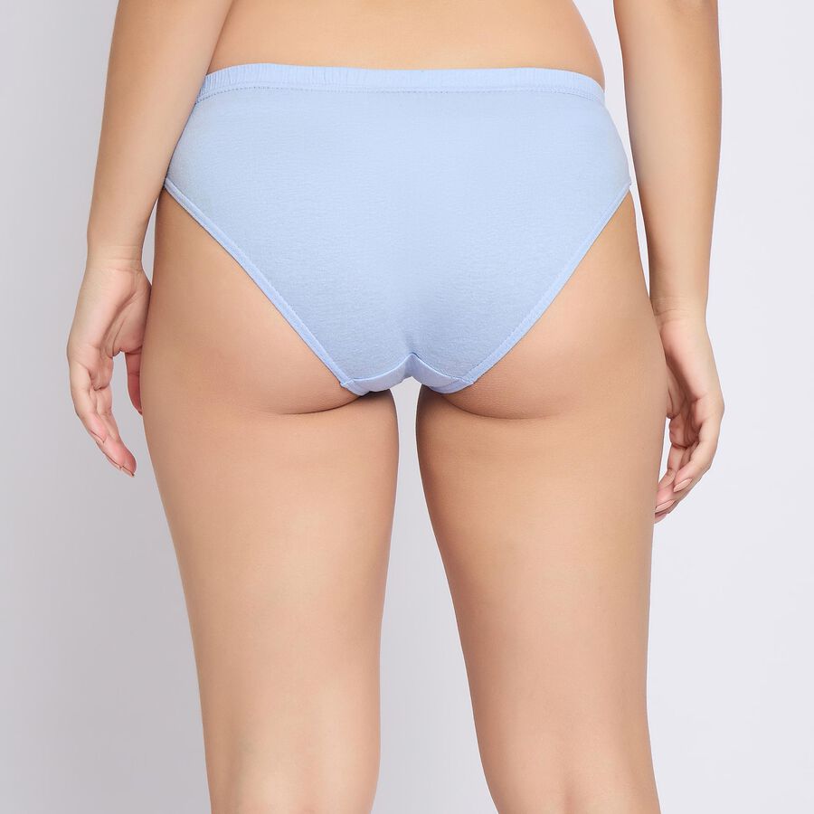 Ladies'100% Cotton Panty, Light Blue, large image number null