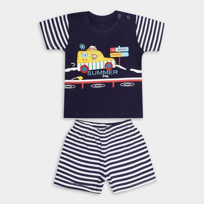 Infant Boys' 100% Cotton Baba Suit 