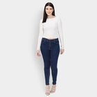 Ladies'  Crop  Top, White, small image number null