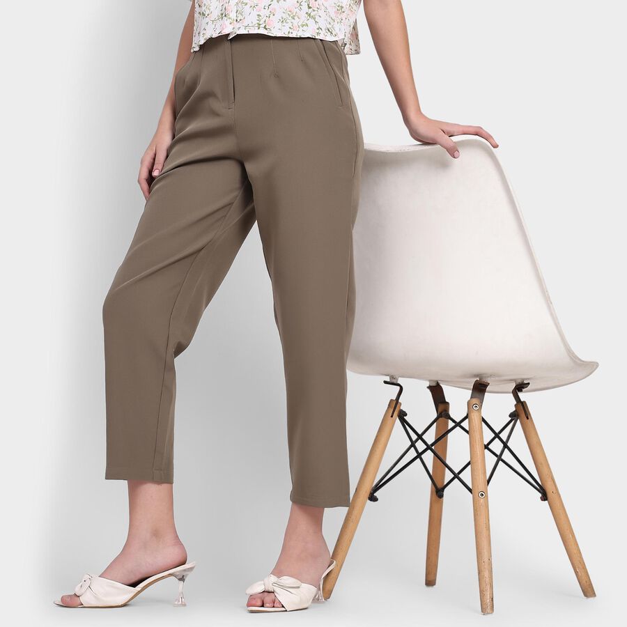 Ladies' Trousers, Olive, large image number null