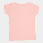 Girls Cotton T-Shirt, Light Pink, small image number null