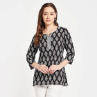 All Over Print Kurti, काला, small image number null