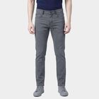 Men's Grey Slim Fit Jeans, Light Grey, small