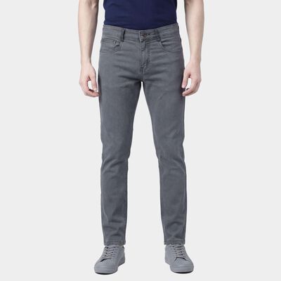 Men's Grey Slim Fit Jeans