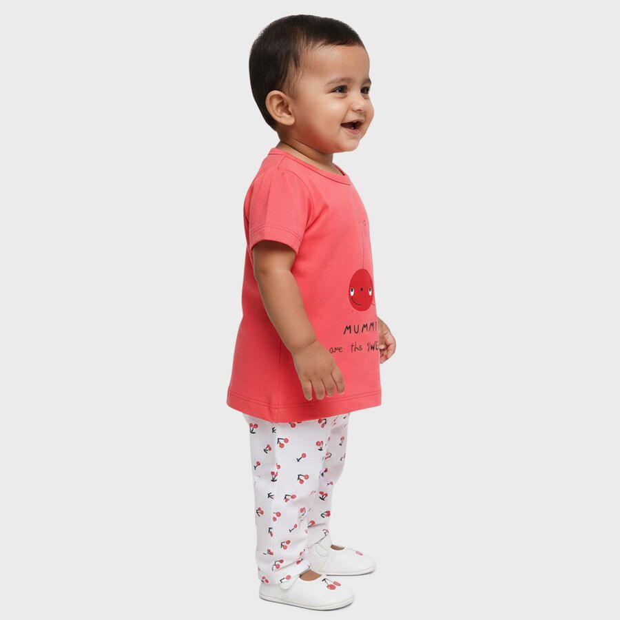 Infants' Capri Set, Pink, large