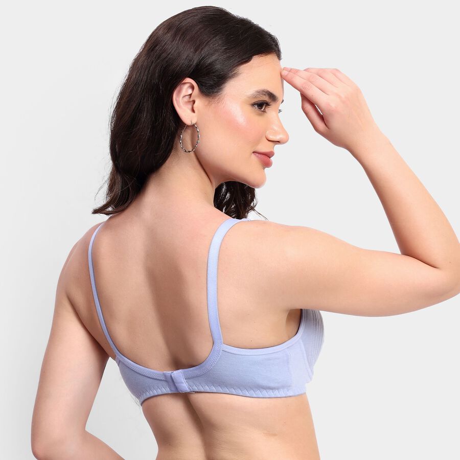 Ladies' Non-Padded Bra, हल्का नीला, large image number null