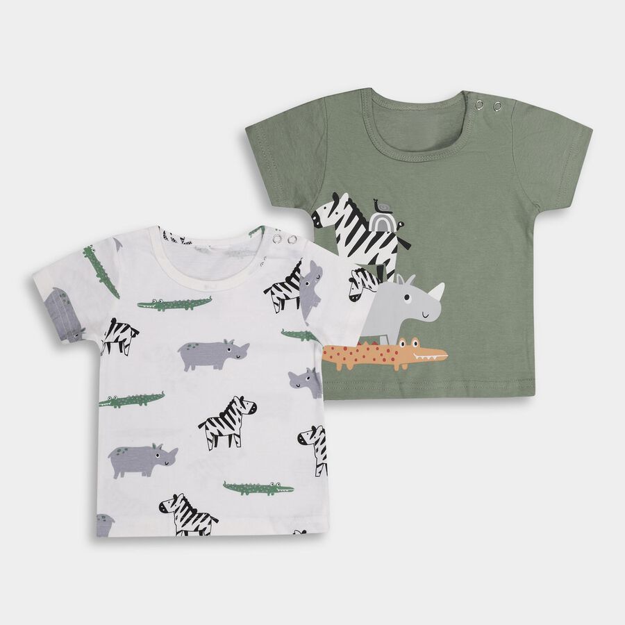 Infants' 100% Cotton T-Shirt , Light Green, large image number null