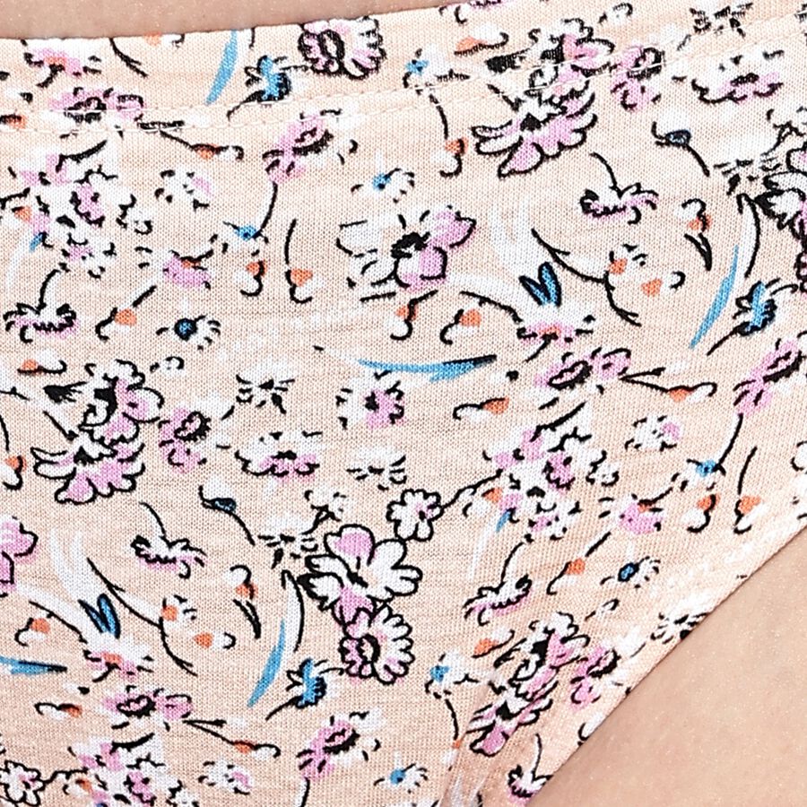 Ladies' Cotton Panty, Peach, large image number null