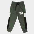 Boys' Green Jogger Fit Graphic Printed Pyjama, Dark Green, small