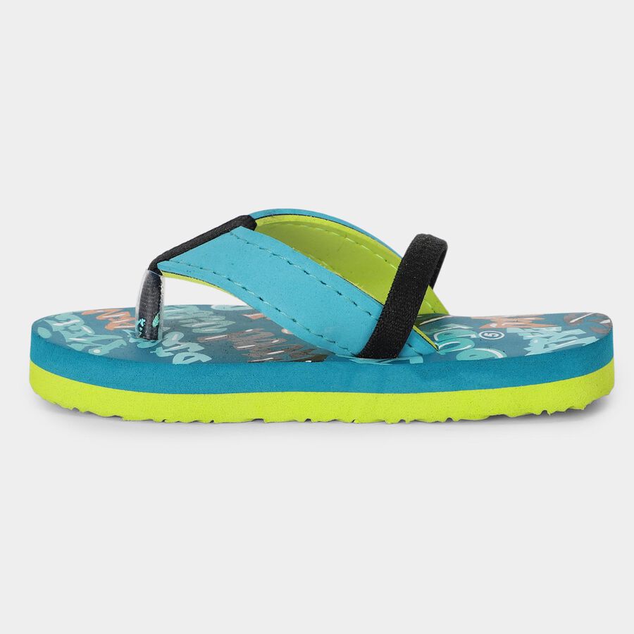 Boys' Slipper, टील ब्लू, large