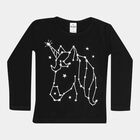 Girls Solid Top, Black, small image number null