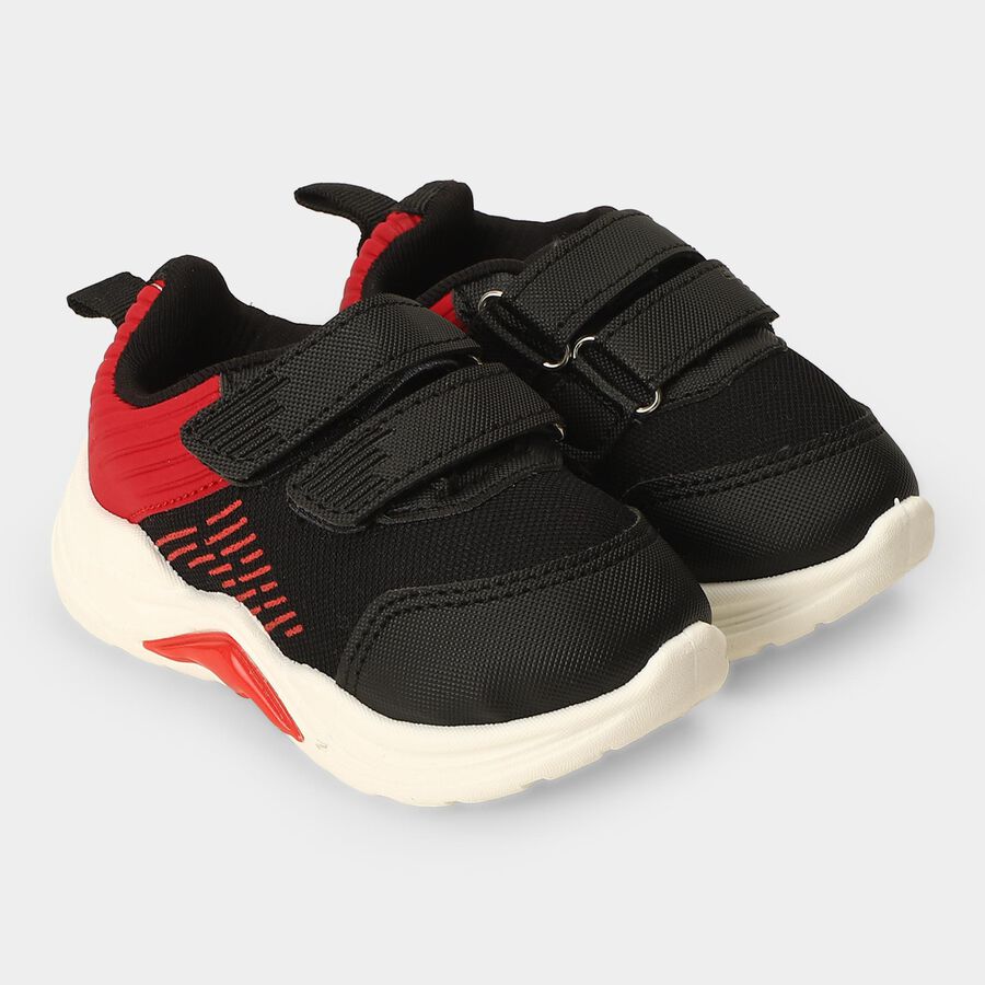 Boys' Shoes, काला, large