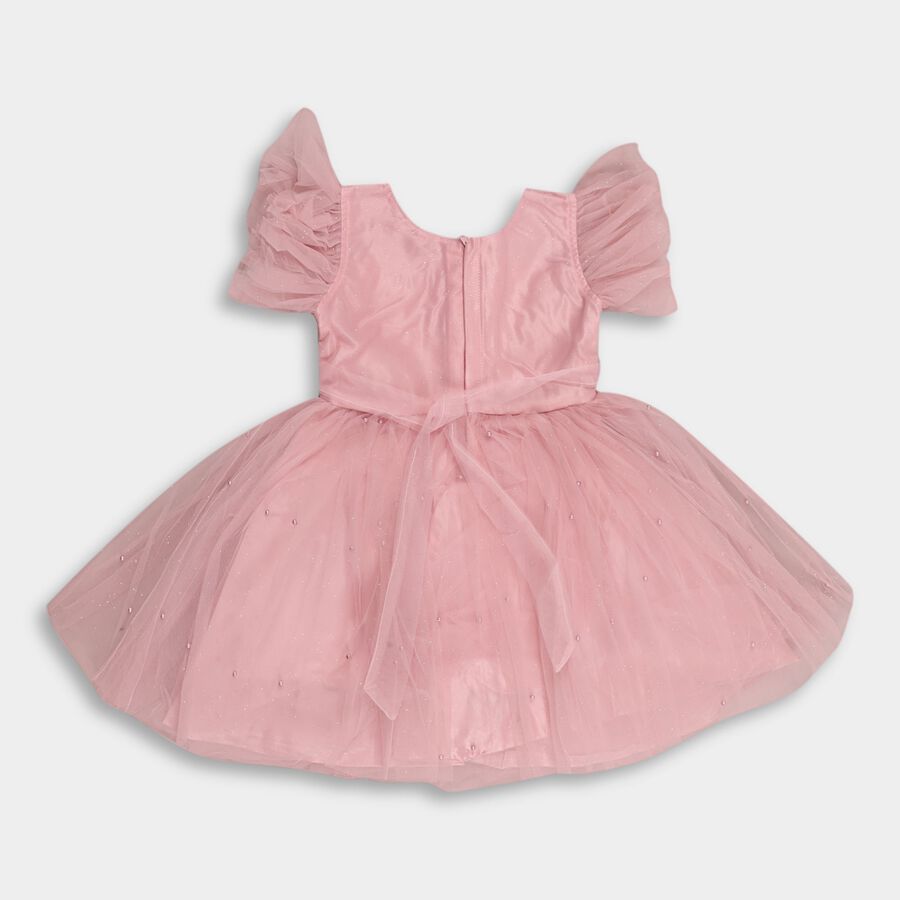 Girls' Frock, Pink, large image number null