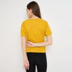 Ladies' Round Neck T-Shirt, Mustard, small image number null