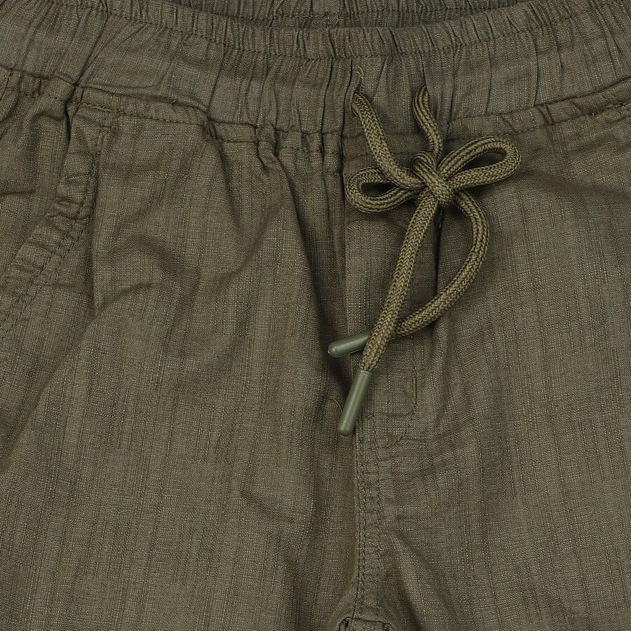 Boys' Olive Green Regular Fit Cargo Trousers, Olive, large