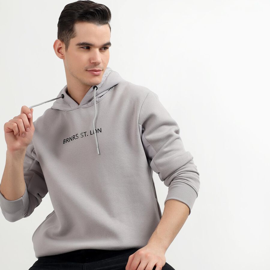 Men's Sweatshirt, हल्का ग्रे, large image number null