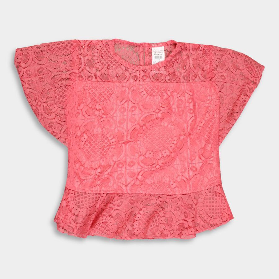 Girls' T-Shirt, Coral, large image number null