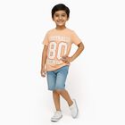 Boys' Half Sleeves T-Shirt, Orange, small image number null