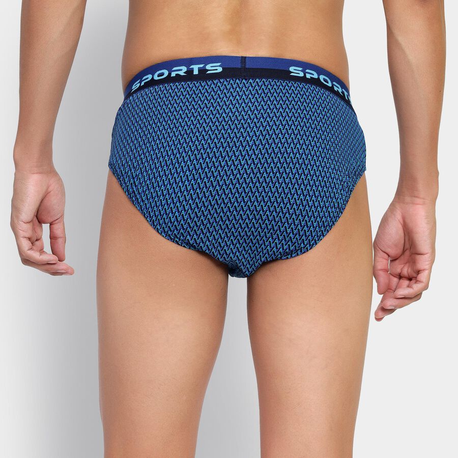 Men's 100% Cotton Briefs , गहरा हरा, large