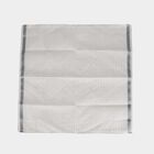 Men's Grey Checked Pack of 3 Handkerchief, गहरा ग्रे, small
