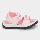 Girls' Sandal with Back Strap, Pink, small image number null