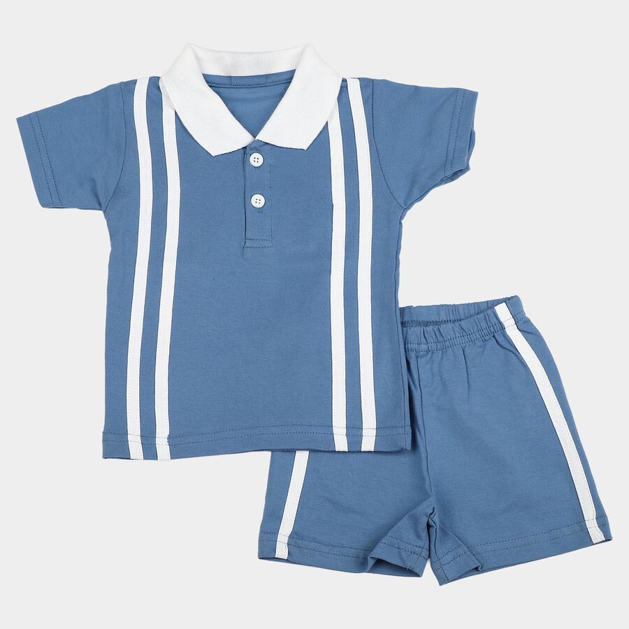 Infants' Baba Suit, Royal Blue, large