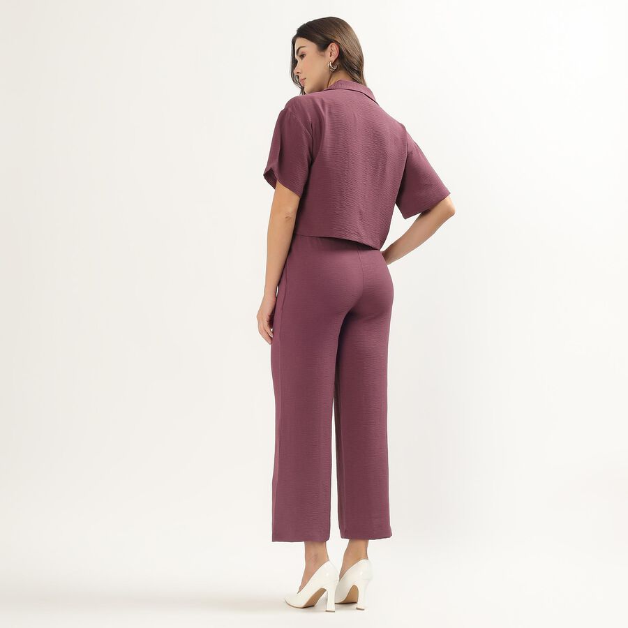 Women's Soft Dusty Pink Geometric Printed Co-ord Set, Light Pink, large