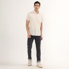 Men's 100% Cotton Regular Collar Casual Shirt , ऑफ व्हाइट, small image number null
