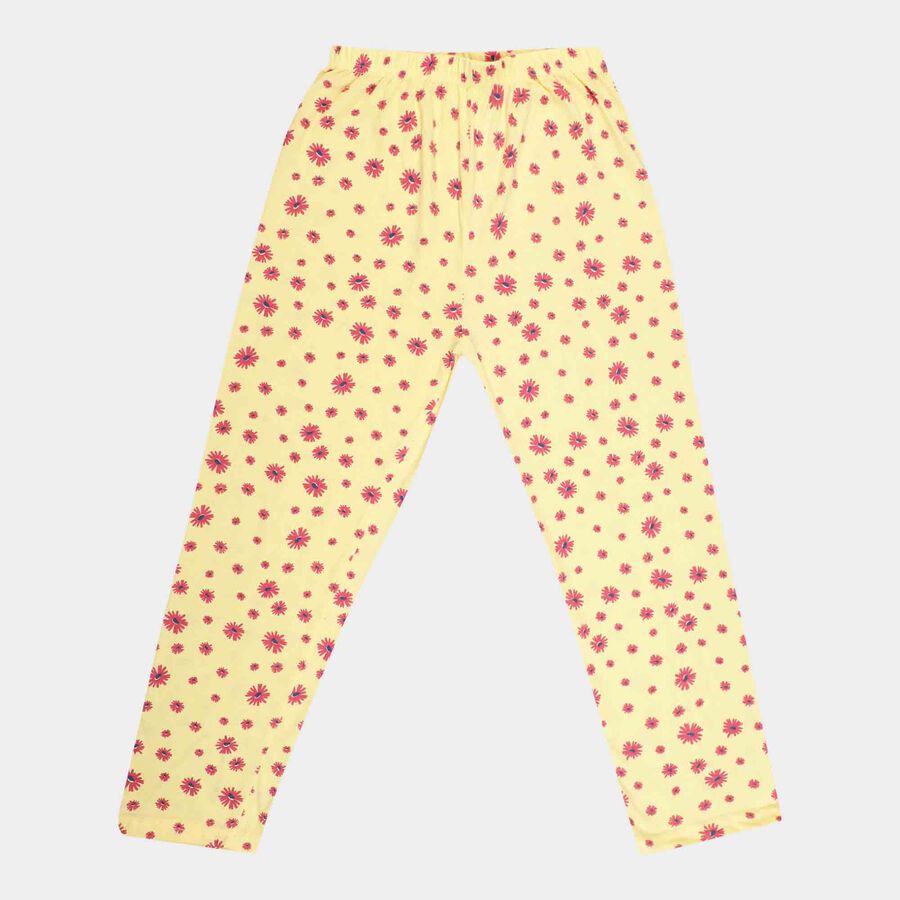 Printed Pyjama, Yellow, large image number null